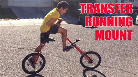 Unicycle Tutorial How To Transfer Running Mount Youtube