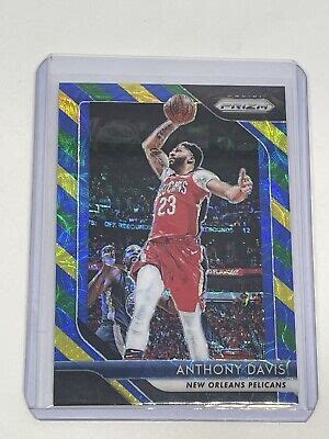 Panini Prizm Anthony Davis Blue Green Yellow Choice Prizm