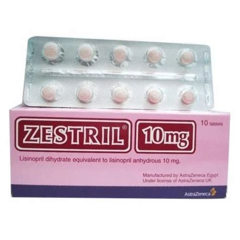 Pharmaceutical Tablets Zestril Tablet Wholesaler From Jaipur