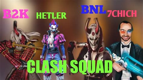 😍B2K VS 7CHICH VS BNL VS HETLER THE BEST FIGHT MATCH IN THE FREE FIRE HISTORY 😍 - YouTube