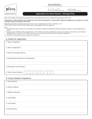 Fillable Online Joburg Archive Co CAT7509 Pensioner Reg Form Joburg