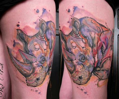 Rhinoceros Tattoo Tatuajes Ideas Rines