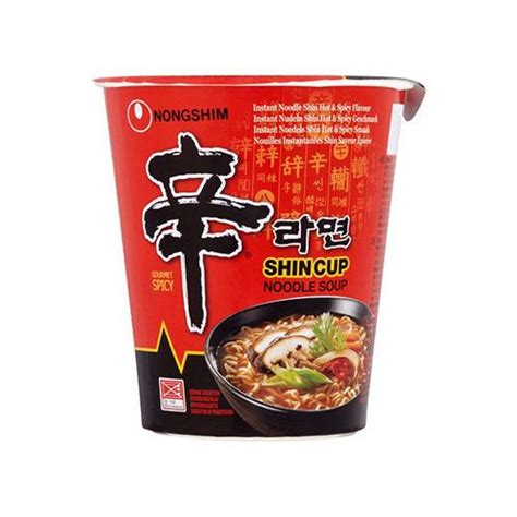 Nong Shim Shin Ramyun Small Cup Halal Import