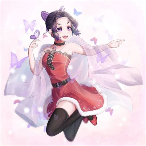 Shinobu Kocho Insect Hashira Santa Merry Christmas Demon Slayer