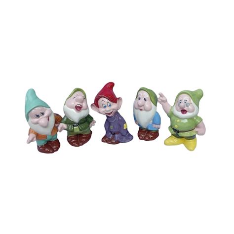 Ceramic Snow White Figurines Etsy