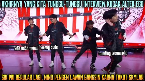 Akhirnya Bisa Ngakak Lagi Liat Interview Kocak Alter Ego Pecah Telur