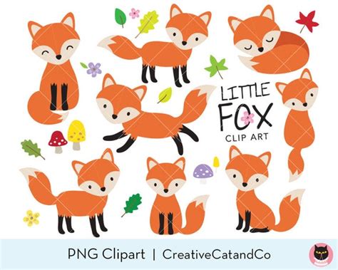 Cute Fox Clipart