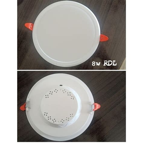 Cool White 8W LED Round Panel Light For Indoor Model Name Number DLL