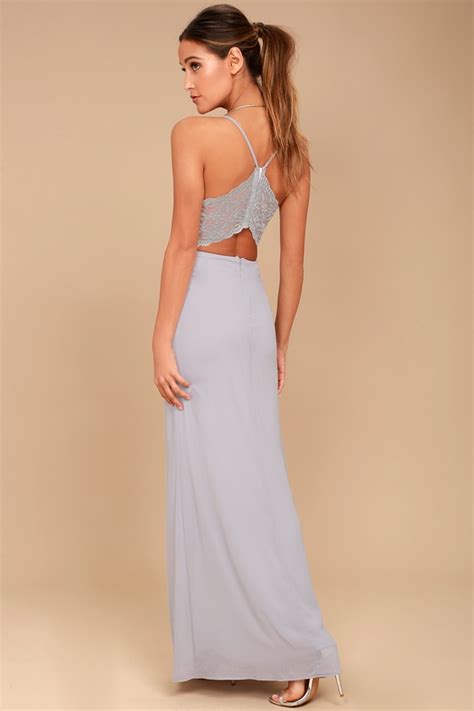 Grey Maxi Dress Backless Maxi Dress Backless Lace Maxi