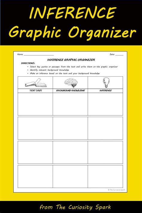 Inferences: Graphic Organizer | Teaching inspiration, Teaching ...