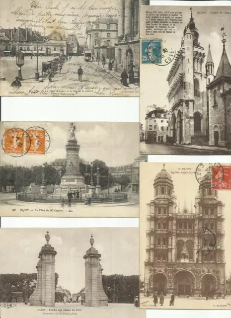 LOT DE 202 Cartes Postales Anciennes Et 3 Cpsm De Dijon 21 N5 EUR