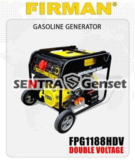 Jual Genset 10 Kva Firman FPG 11888 HDV Bensin Dual Voltage 1 Phase