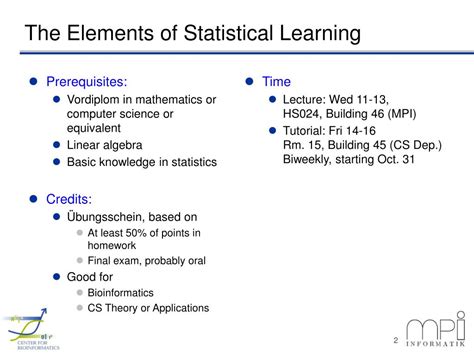 PPT The Elements Of Statistical Learning PowerPoint Presentation