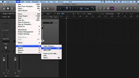 Logic Pro X Tutorial Importing Audio Files Youtube