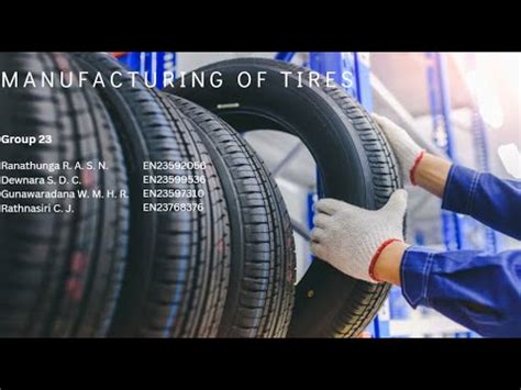 Ce Introduction To Sustainable Engineering Tyre Production