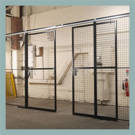 Sliding Doors For Our Mesh Partition Doors