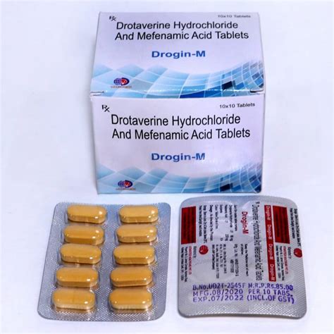 Vitabiotech Drotaverine Hydrochloride Mefenamic Acid Tablets