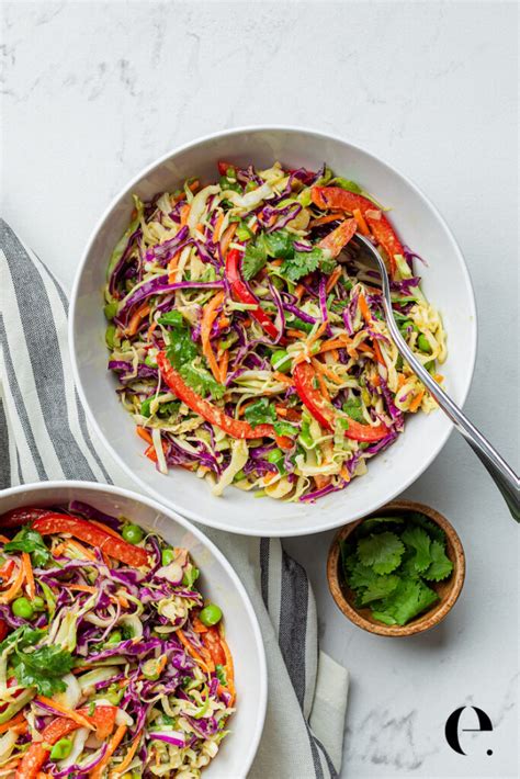 Thai Peanut Superfood Slaw Recipe Elizabeth Rider