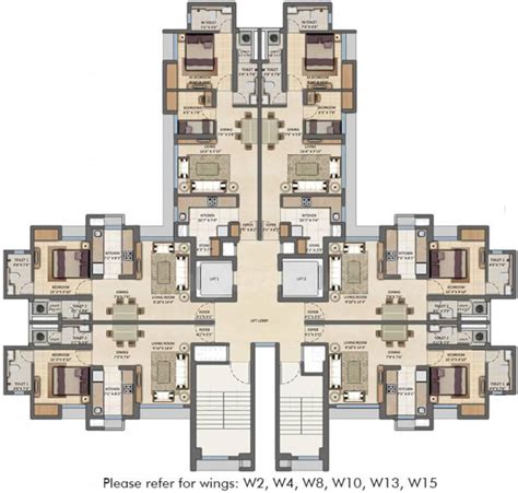 Lodha Amara Floor Plan - floorplans.click