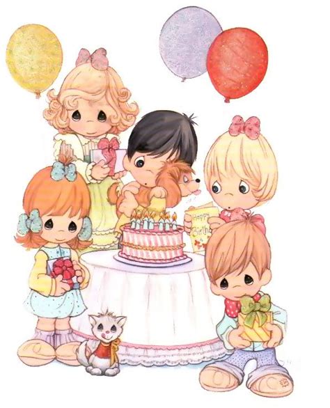 Happy Birthday Precious Moments Coloring Pages Precious Moments