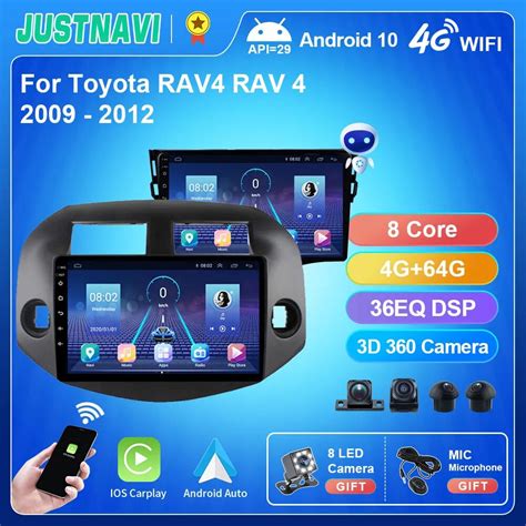 Justnavi Car Radio Multimedia Player For Toyota Rav Rav