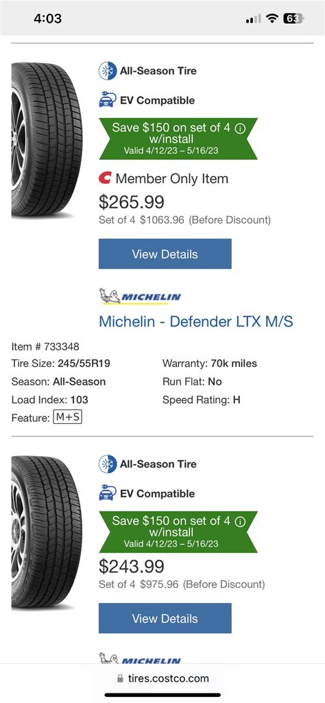 Michelin Tire Choice Rtoyotahighlander