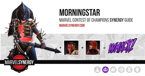 Morningstar Synergy Guide Marvel Contest Of Champions