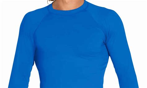 Rash Guard Long Sleeve Royal Blue Wet Effect Inc