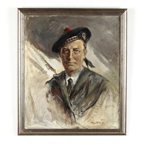 British School, Portrait of a Man with Tam O' Shanter (Lot 202 - The ...