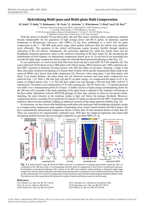 Pdf Hybridizing Multi Pass And Multi Plate Bulk Compression