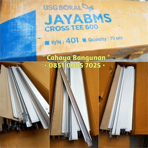 Jual Cross Tee Rangka Plafon Gipsum Gyptile Akustik Acoustic Jayaboard