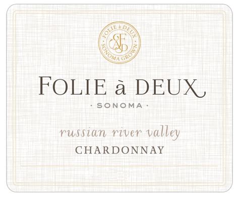 Folie A Deux Russian River Chardonnay 2021 Wine