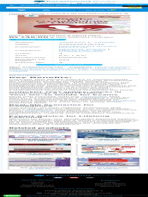 Osces in Gynaecology & Obstetrics Paramount Boo | PDF | Gynaecology ...
