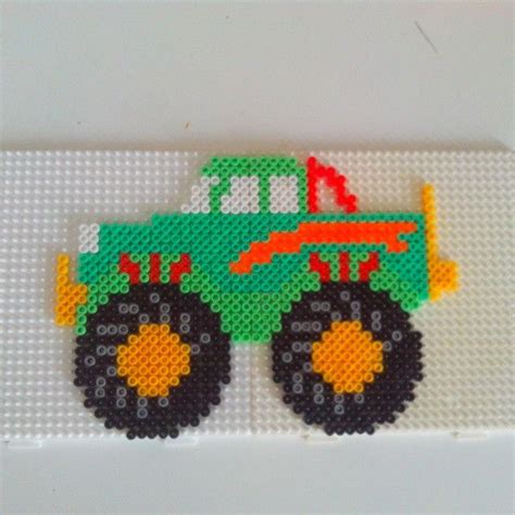 Monster Truck Hama Perler Beads By An Ilhja With Images Diy Perler