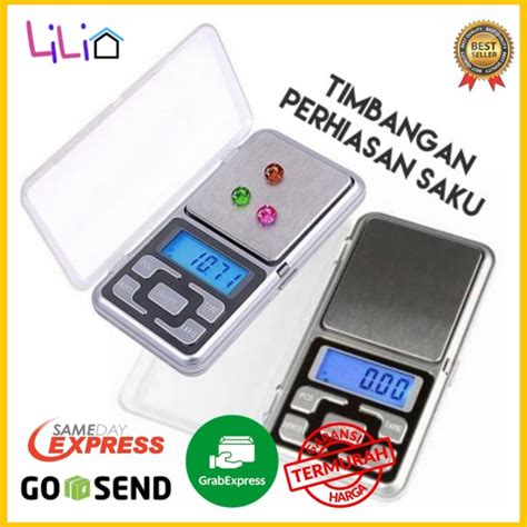 Jual Timbangan Digital Timbangan Emas Digital 200 0 01gram Saku Mini