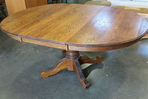 Solid Oak Round Dining Table