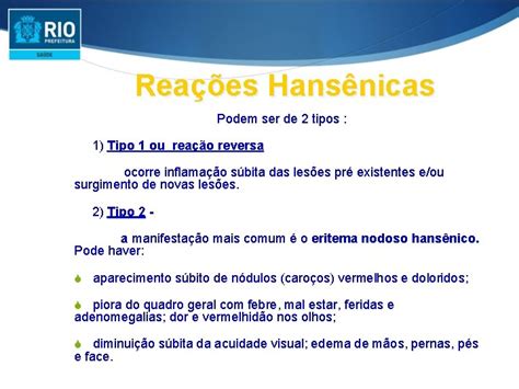 LINHA DE CUIDADO DA DERMATOLOGIA HANSENASE HANSENASE S