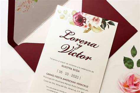 Invitacion Boda Para Editar Imprimir Color Invitaciones 42 Off