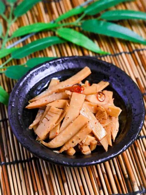 Easy Menma Seasoned Bamboo Shoots For Ramen Sudachi