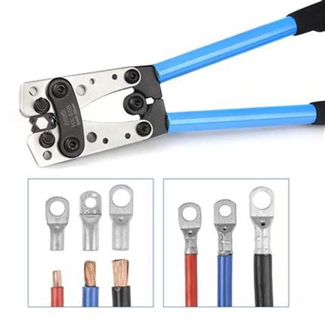 Manual Cold Press Terminal Crimper Naked Copper Aluminum O Type Terminal Crimping Tool