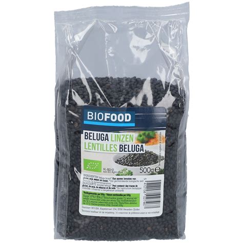 Biofood Lentilles Noires Beluga Bio G Shop Pharmacie Fr