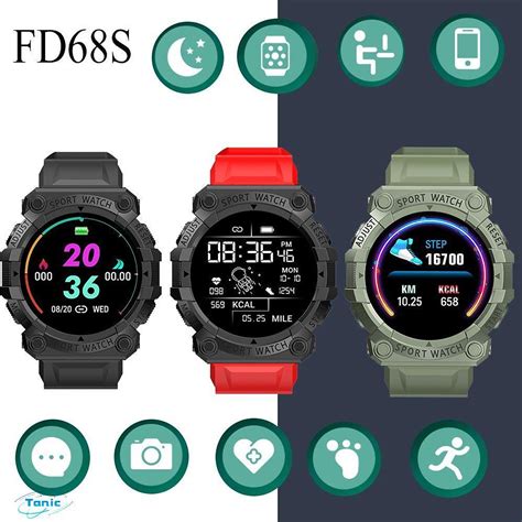 Mua Smart Watch Fd68s Waterproof Health Monitoring With Accessories