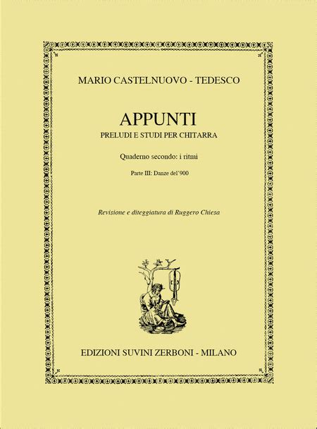 Appunti Op 210 Vol 2 Parte 3 Danze Del Novecento By Mario Castelnuovo