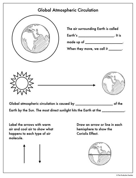 Atmospheric Circulation Worksheets Answers