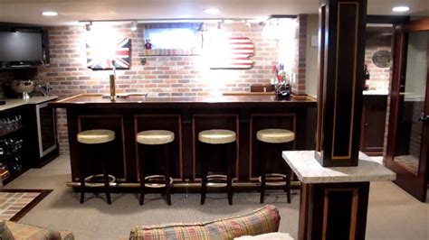 English Pub Basement Bar Ideas - Openbasement