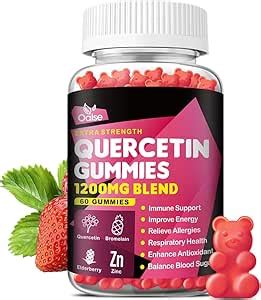 Amazon Oalse Quercetin Gummies Mg Quercetin With Vitamin C