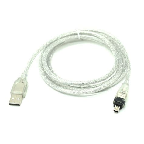 Usb Male To Firewire Ieee 1394 4 Pin Male Ilink Adapter Cord Firewire 1394 Cable For Sony Dcr