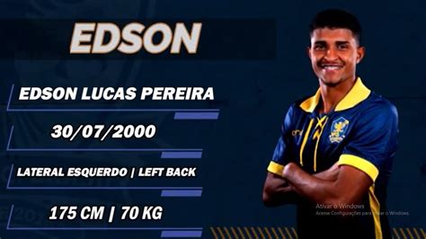 Edson Lucas Lateral Esquerdo Left Back Murici Youtube