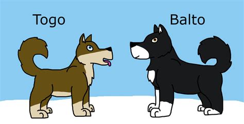 Balto and Togo by wild-d0g on DeviantArt