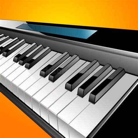 Piano Keyboard Stock Vector Illustration Of Piano Keys 12823737